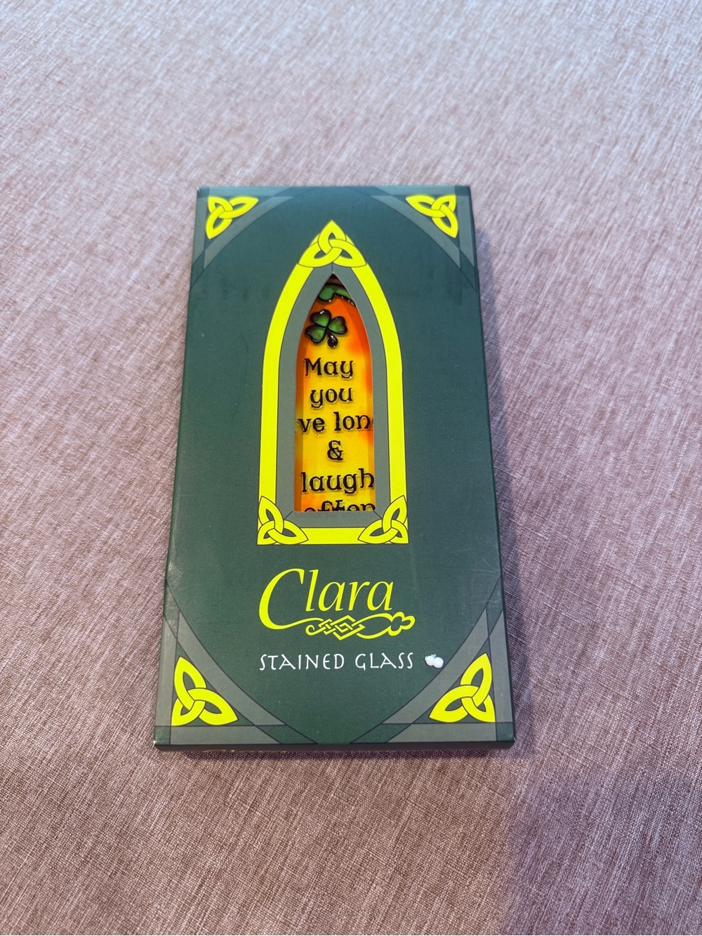 $5 When Bundled - Clara Stained Glass Hanging Panel